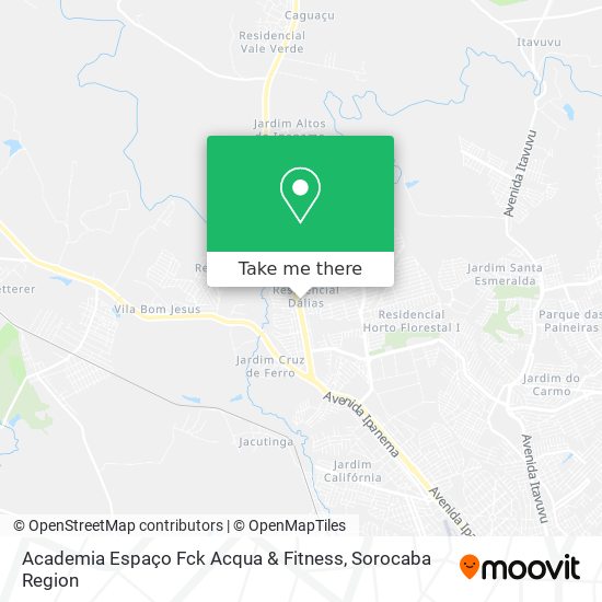 Academia Espaço Fck Acqua & Fitness map