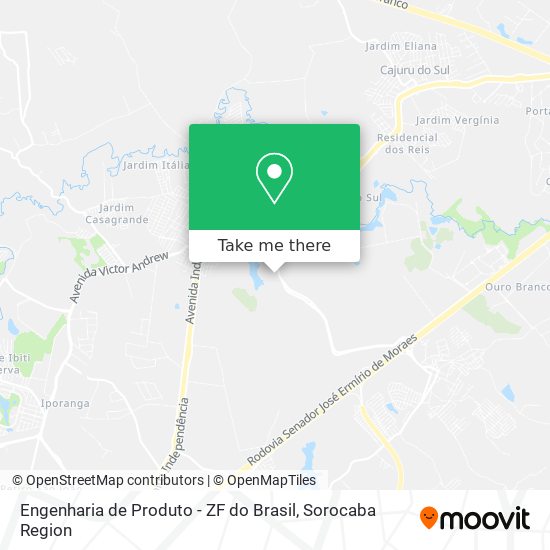 Engenharia de Produto - ZF do Brasil map