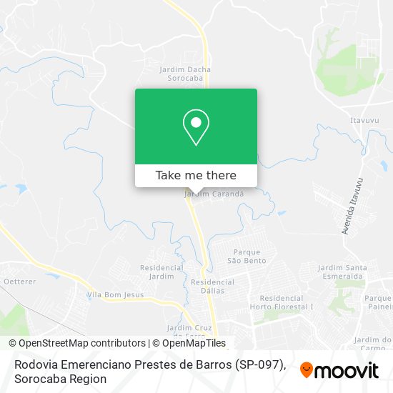 Rodovia Emerenciano Prestes de Barros (SP-097) map