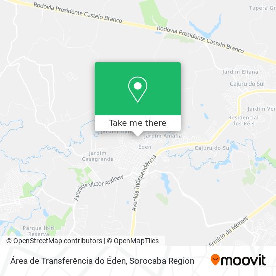 Área de Transferência do Éden map