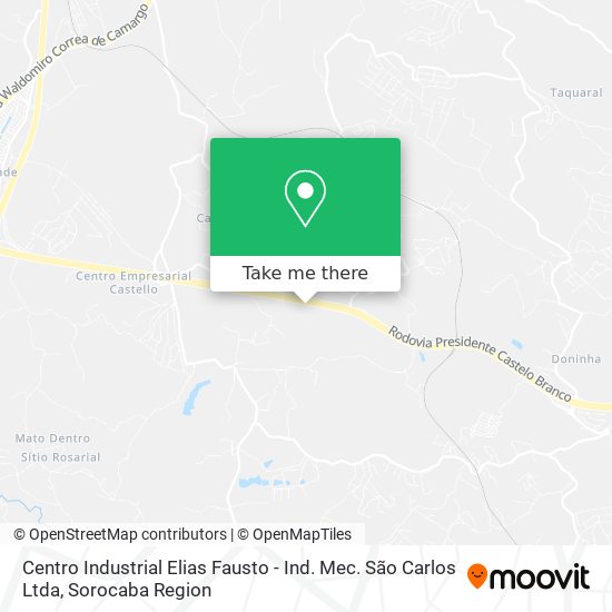 Centro Industrial Elias Fausto - Ind. Mec. São Carlos Ltda map