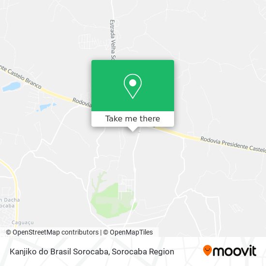 Kanjiko do Brasil Sorocaba map