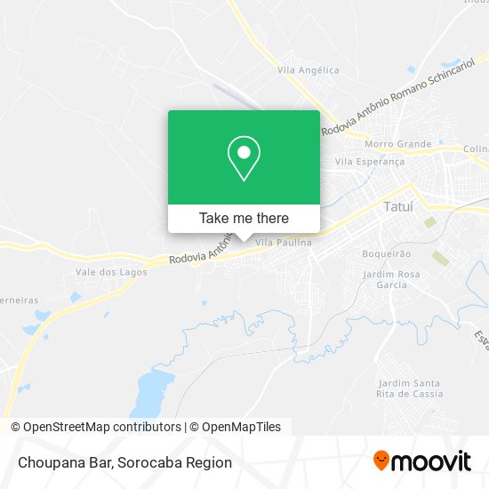 Mapa Choupana Bar