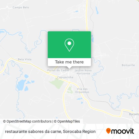 restaurante sabores da carne map