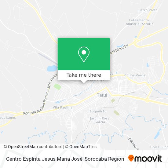 Centro Espírita Jesus Maria José map