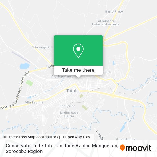 Conservatorio de Tatui, Unidade Av. das Mangueiras map