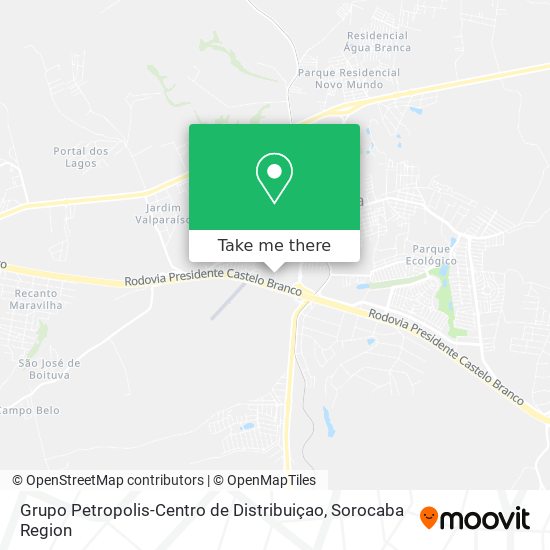 Grupo Petropolis-Centro de Distribuiçao map