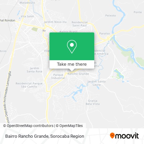 Mapa Bairro Rancho Grande