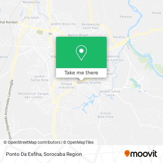 Ponto Da Esfiha map