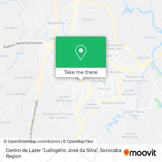 Centro de Lazer "Ludogério José da Silva" map
