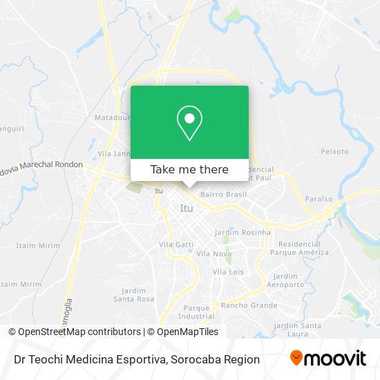 Mapa Dr Teochi Medicina Esportiva