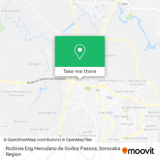 Rodovia Eng Herculano de Godoy Passos map