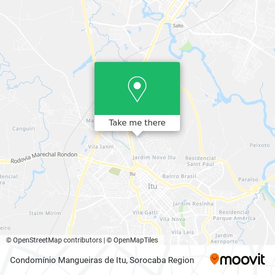 Condomínio Mangueiras de Itu map