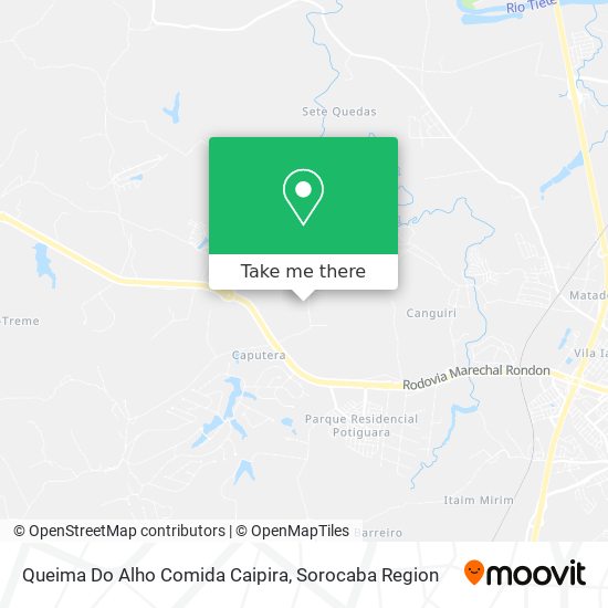 Queima Do Alho Comida Caipira map