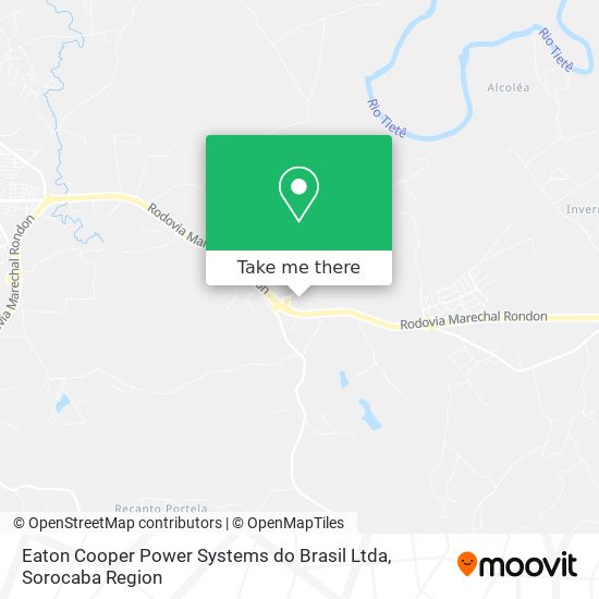 Mapa Eaton Cooper Power Systems do Brasil Ltda