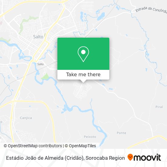 Estádio João de Almeida (Cridão) map