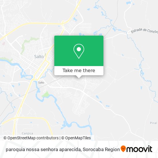 paroquia nossa senhora aparecida map