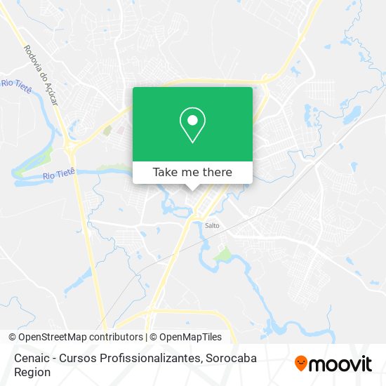 Cenaic - Cursos Profissionalizantes map