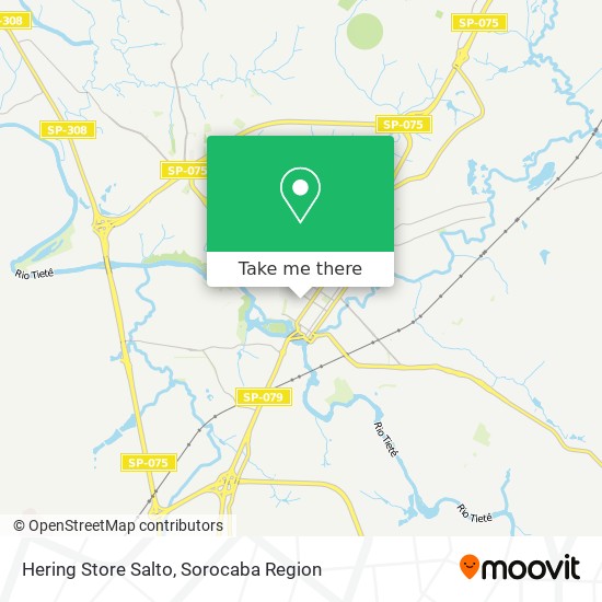 Hering Store Salto map