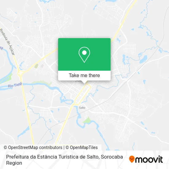 Prefeitura da Estância Turística de Salto map