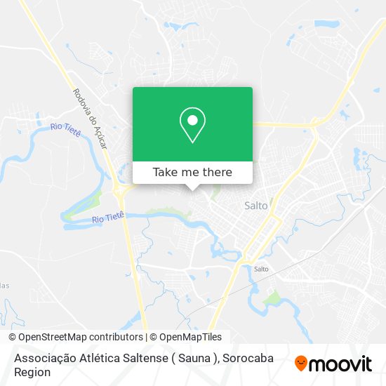 Mapa Associação Atlética Saltense ( Sauna )