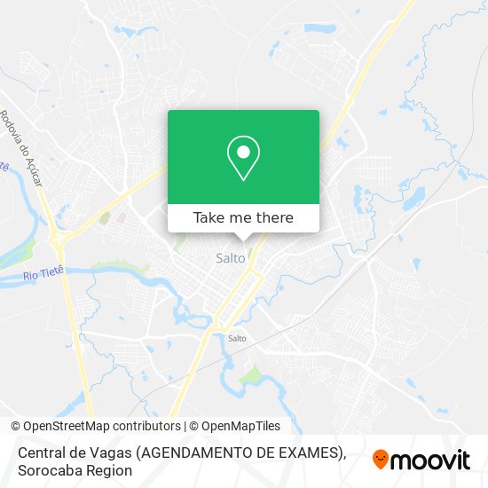 Mapa Central de Vagas (AGENDAMENTO DE EXAMES)