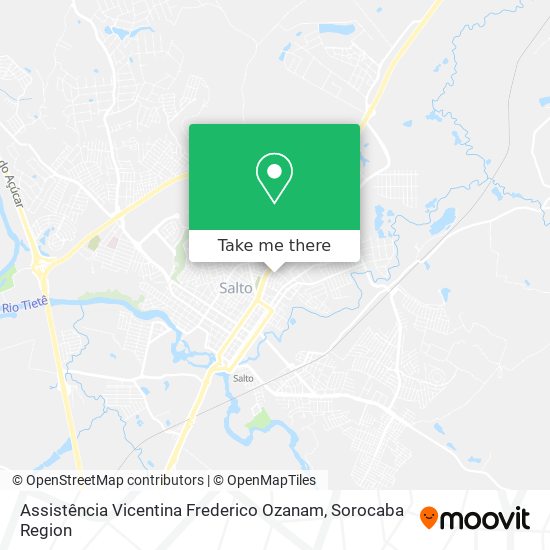 Assistência Vicentina Frederico Ozanam map