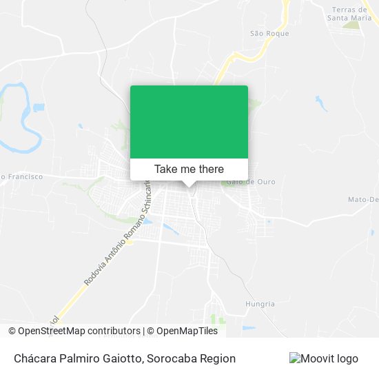 Chácara Palmiro Gaiotto map