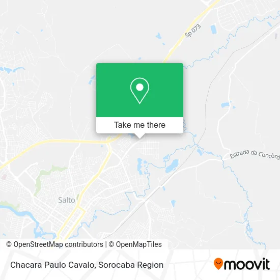 Chacara Paulo Cavalo map