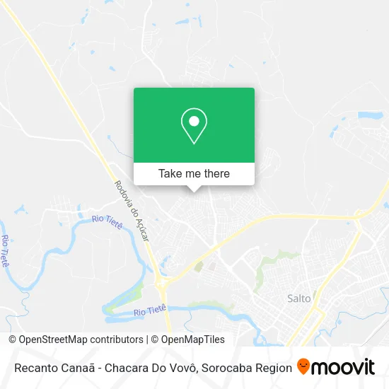 Recanto Canaã - Chacara Do Vovô map