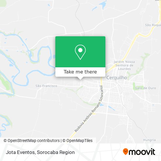 Jota Eventos map