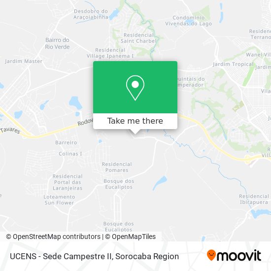 UCENS - Sede Campestre II map