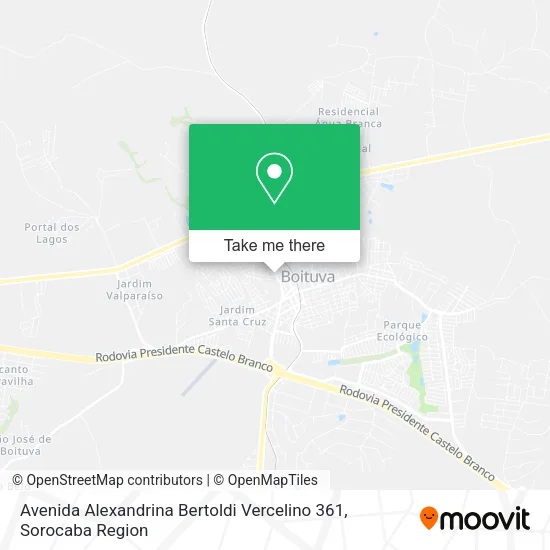 Avenida Alexandrina Bertoldi Vercelino 361 map