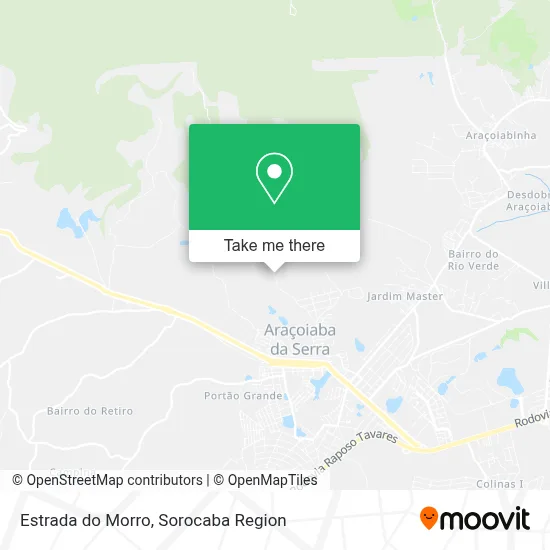 Estrada do Morro map