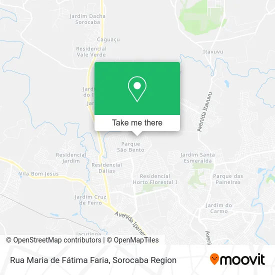 Rua Maria de Fátima Faria map