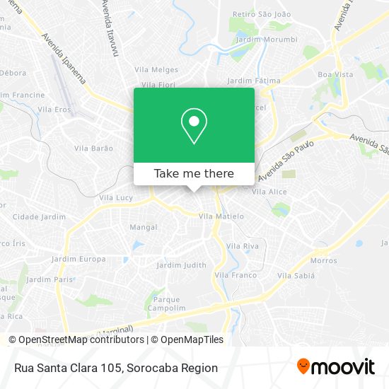Rua Santa Clara 105 map