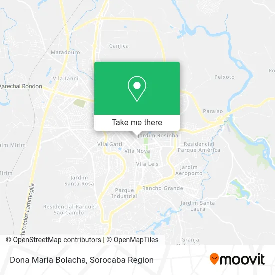 Dona Maria Bolacha map