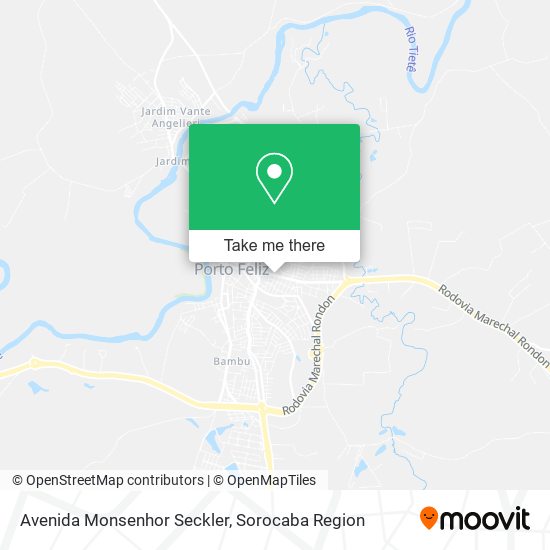 Avenida Monsenhor Seckler map