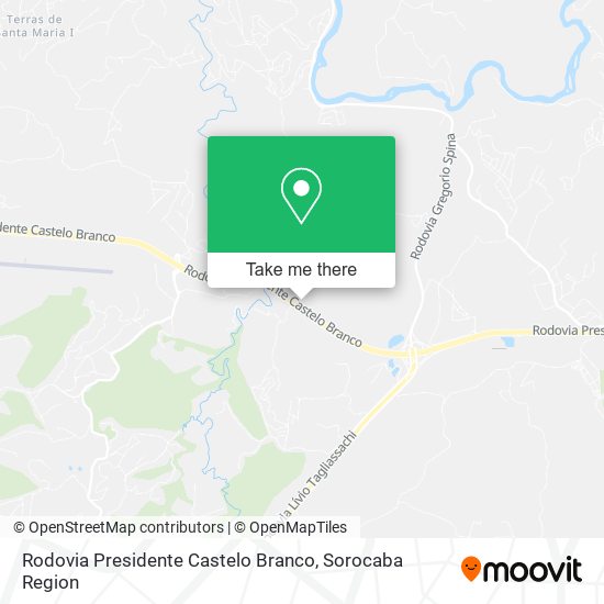 Rodovia Presidente Castelo Branco map