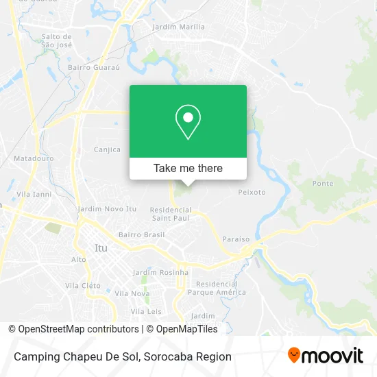 Camping Chapeu De Sol map