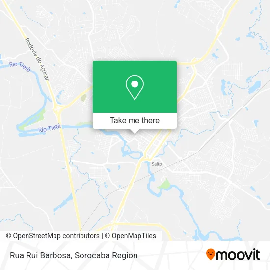 Rua Rui Barbosa map