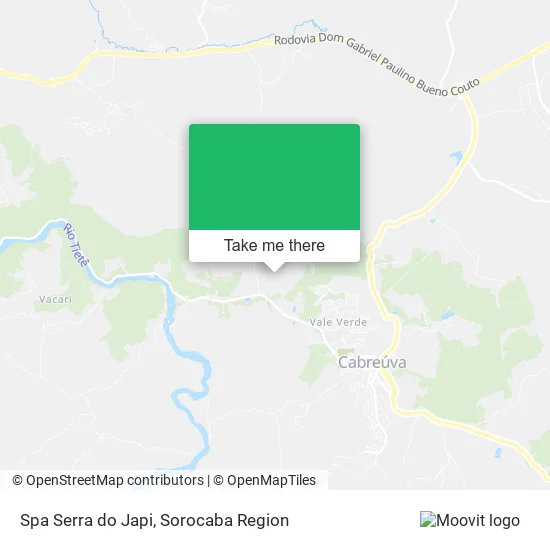 Spa Serra do Japi map