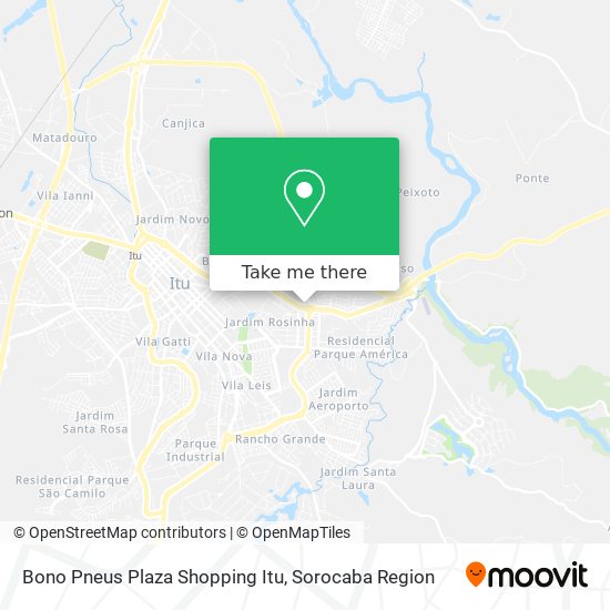 Bono Pneus Plaza Shopping Itu map