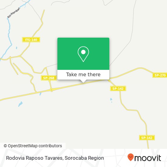 Rodovia Raposo Tavares map