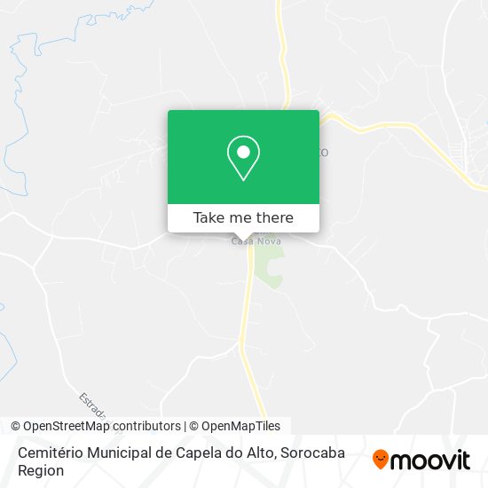 Mapa Cemitério Municipal de Capela do Alto
