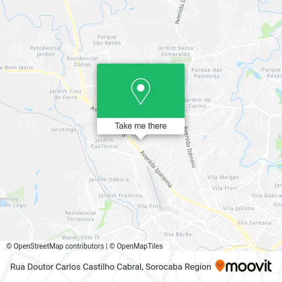 Rua Doutor Carlos Castilho Cabral map
