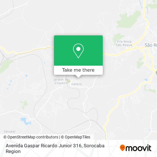 Mapa Avenida Gaspar Ricardo Junior 316