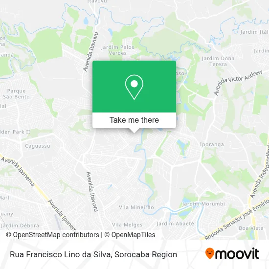Rua Francisco Lino da Silva map