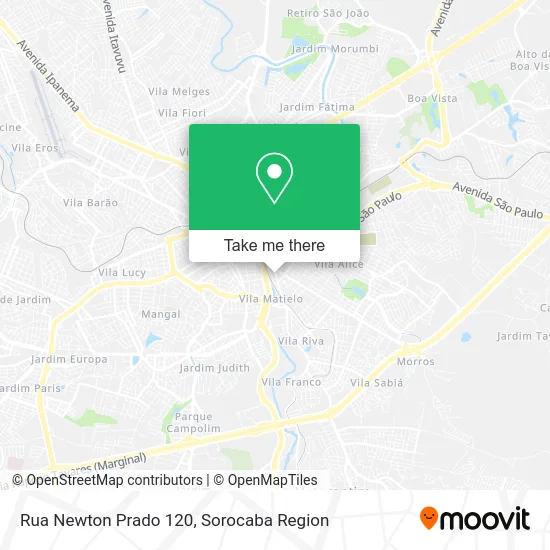 Rua Newton Prado 120 map