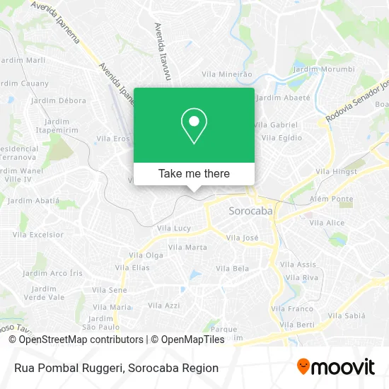 Rua Pombal Ruggeri map